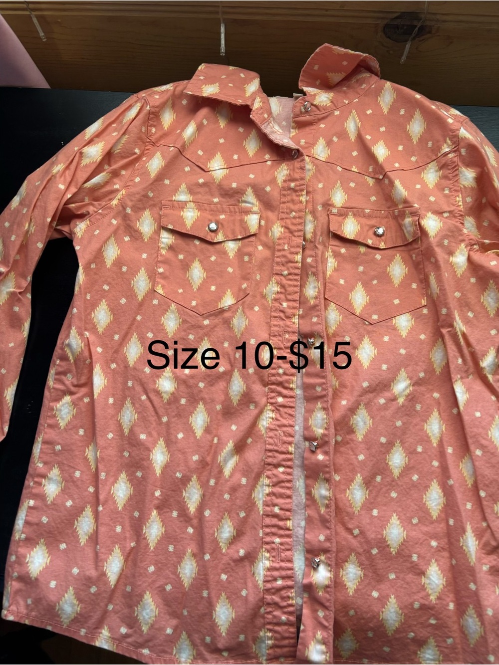 3 Western button up shirts from Boot Barn. Price for all 3.